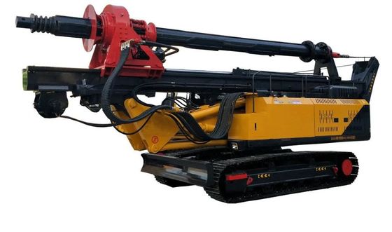 محرك ديزل هيدروليكي حفر دواري صغير 15 متر عمق حفر 110KW
