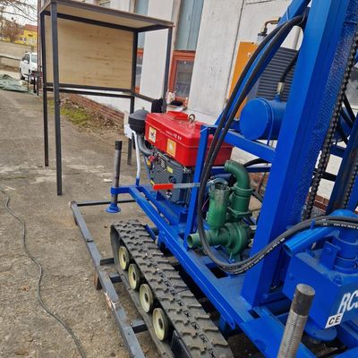 450mm قطر مطاط الزحف حفر المياه الرافعة ل 150m عمق الكفاءة