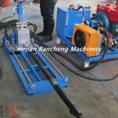 عمق الحفر 60-80m آلة الحفر الهيدروليكية مع محرك الديزل 32HP