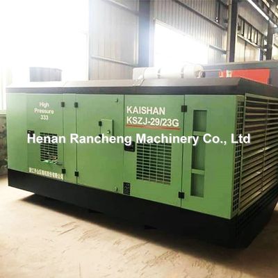 1107CFM 25bBar محرك الديزل مضغوطات المسمار مضغوطات الهواء المحمولة لضغط 2.5-1.8 Mpa