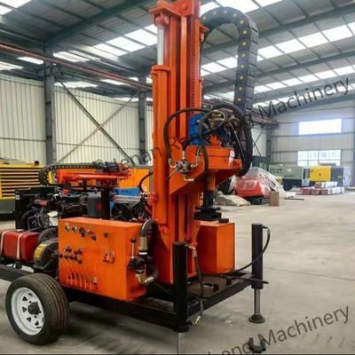 العجلات الهيدروليكية الكاملة نوع الديزل حفرة البئر المائية RCS200W آلة الحفر الصغيرة للبيع