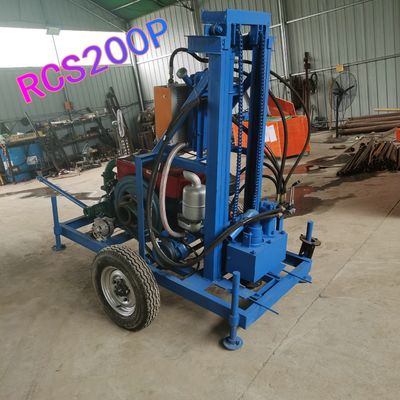 150m 16.2Kw الديزل الكامل الآلي الخيوط المسمار محمولة الماء حفر الآلة
