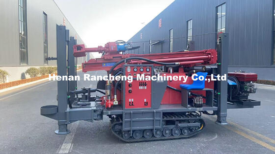 RCF200C water well drilling rig with depth 200 meter with 58KW diesel engine
