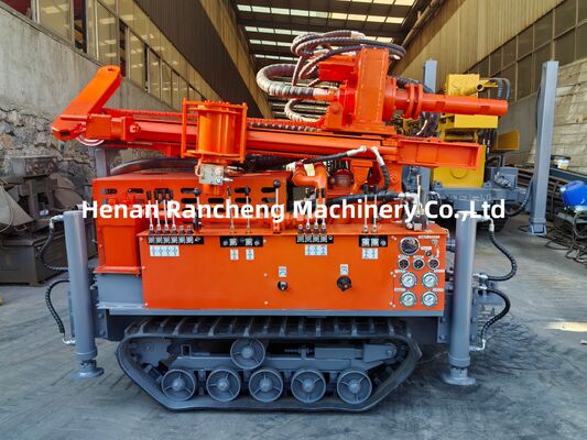 RCF150S Crawler Mounted Rotary Water Well Drilling Rig with 150 Meter Drilling Depth and 42KW Diesel Engine