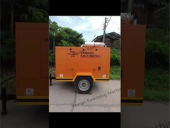 KSCY-400/14.5K 400cfm ديزل ضاغط الهواء المنسوج المحمول مع محرك كامينز